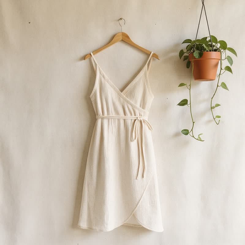Solid Sleeveless Lounge Dress - image 1