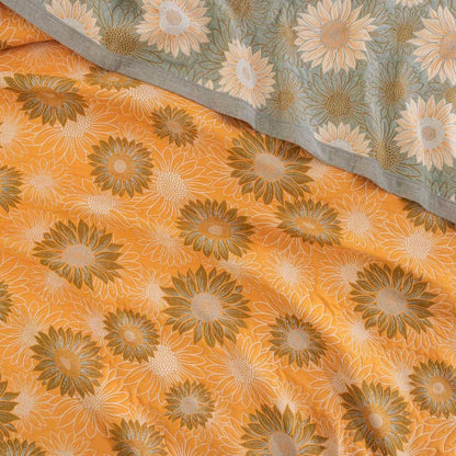Retro Sunflower Cotton Gauze Blanket - image 7