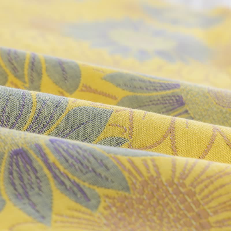 Retro Sunflower Cotton Gauze Blanket - image 13