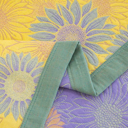 Retro Sunflower Cotton Gauze Blanket - image 14