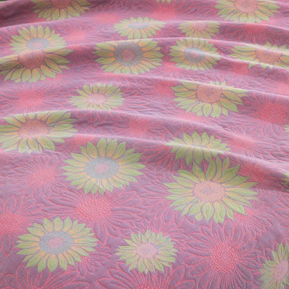Retro Sunflower Cotton Gauze Blanket - image 24