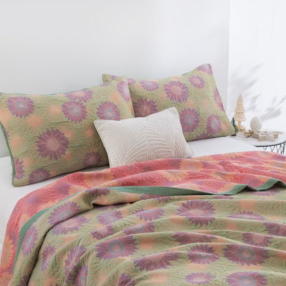 Retro Sunflower Cotton Gauze Blanket - image 29