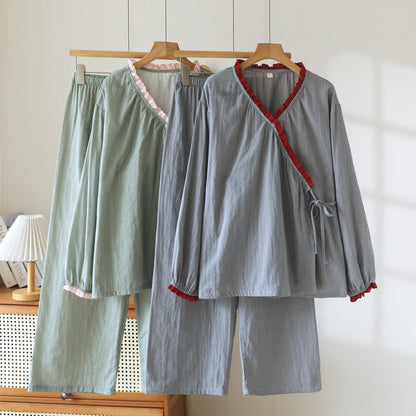 Sweet Side Tie Cotton Loungewear Set - image 6