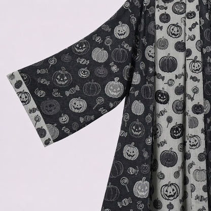 Halloween Pumpkin Candy Cotton Kimono Robe - image 2