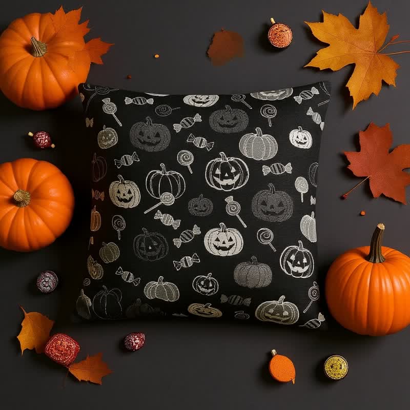 Halloween Pumpkin Candy Cotton Pillow - image 2