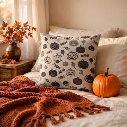 Halloween Pumpkin Candy Cotton Pillow - image 7