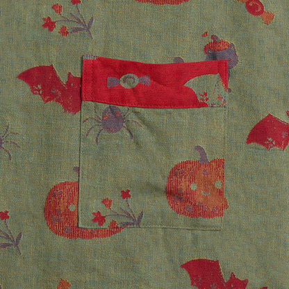 Halloween Pumpkin Cat Cotton Kimono Robe - image 11