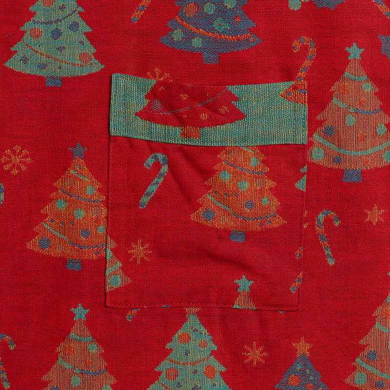 Christmas Tree Cotton Gauze Kimono Robe - image 5