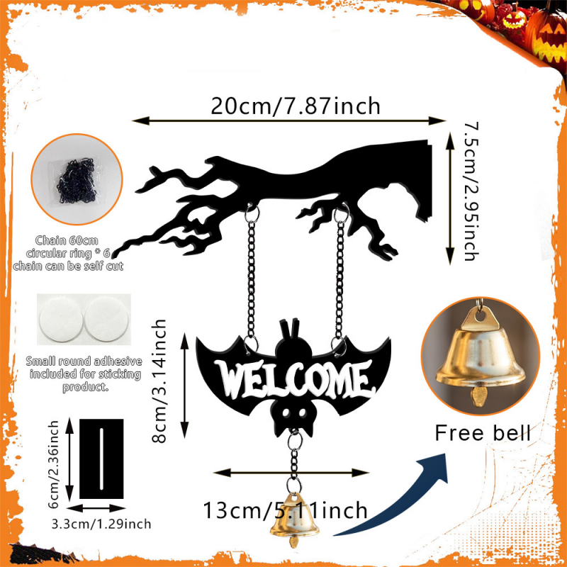 Halloween Spooky Tree Branch Hanging Ornament - image 8