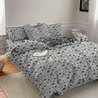 Halloween Monochrome Pumpkin Cotton Bedding Set - image 10