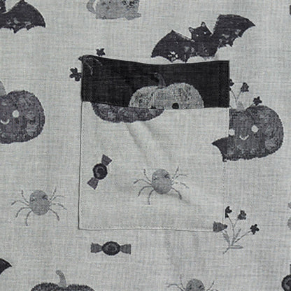 Halloween Pumpkin Bat Cotton Kimono Robe - image 9