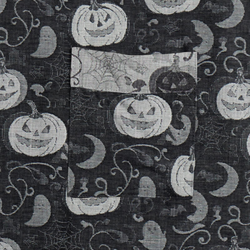 Halloween Pumpkin Moon Cotton Kimono Robe - image 4