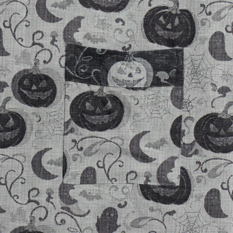 Halloween Pumpkin Moon Cotton Kimono Robe - image 9
