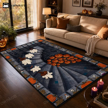 3D Ghost Staircase Optical Illusion Area Rug - image 2