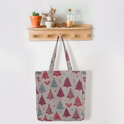 Christmas Tree Cotton Tote Shoulder Bag - image 16