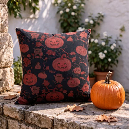 Multi‑Color Halloween Pumpkin & Monster Cotton Pillow - image 5