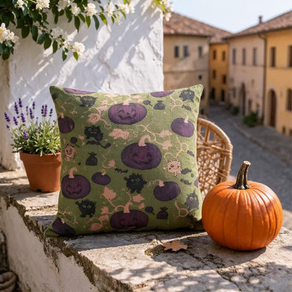 Multi‑Color Halloween Pumpkin & Monster Cotton Pillow - image 13