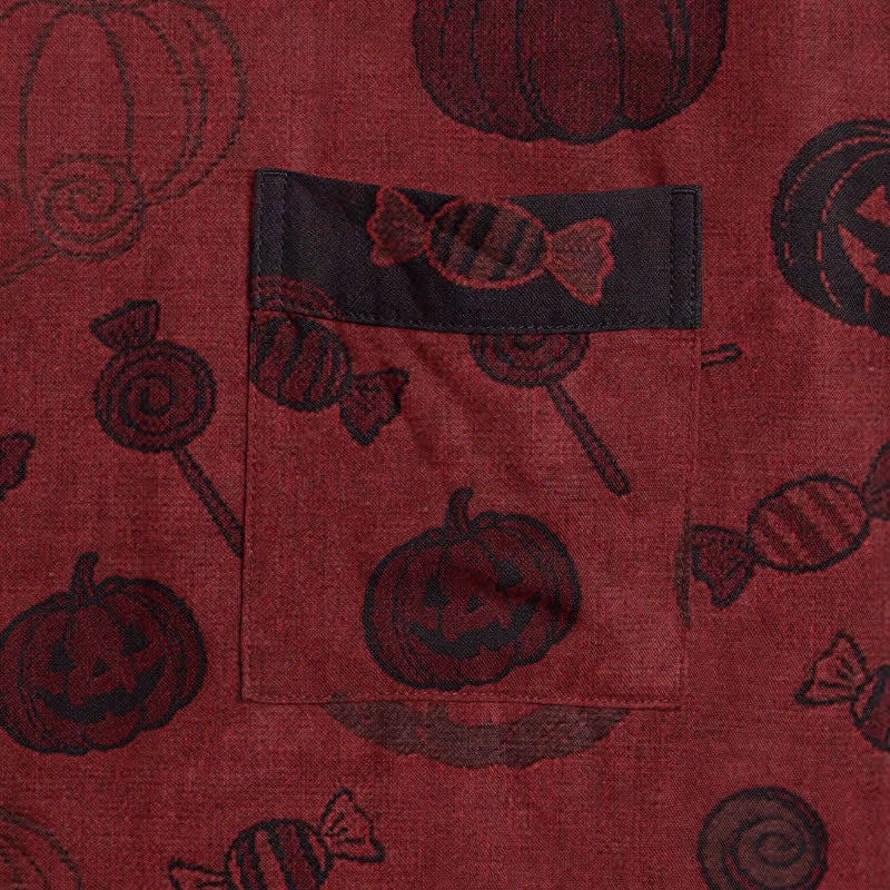 Spooky Pumpkin Candy Cotton Kimono Robe - image 4