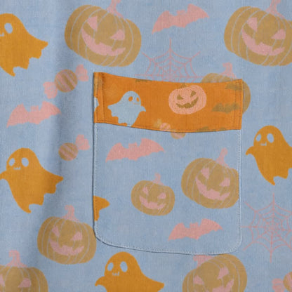 Multi‑Color Pumpkin Halloween Cotton Kimono Robe - image 9