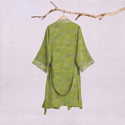 Multi‑Color Pumpkin Halloween Cotton Kimono Robe - image 21