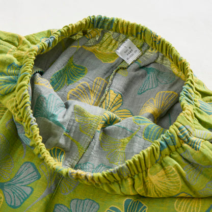 Nature‑Inspired Ginkgo Leaf Cotton Loungewear Set - image 11