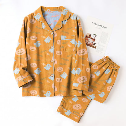 Cute Ghost Pumpkin Cotton Loungewear Set - image 2