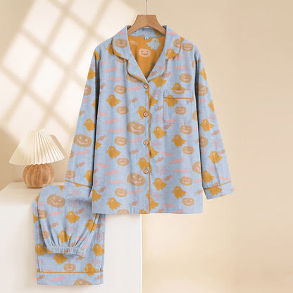 Cute Ghost Pumpkin Cotton Loungewear Set - image 8