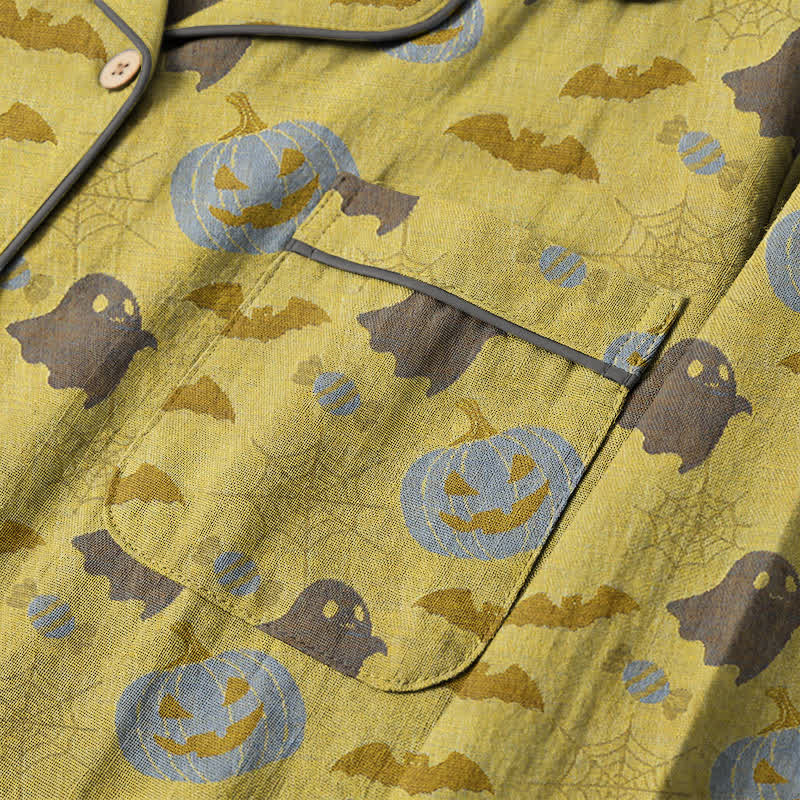 Cute Ghost Pumpkin Cotton Loungewear Set - image 16