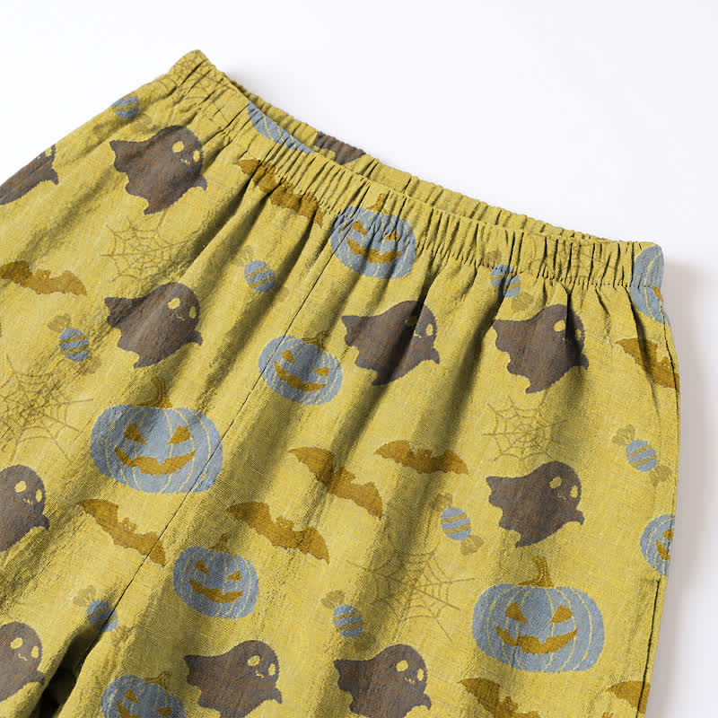 Cute Ghost Pumpkin Cotton Loungewear Set - image 17