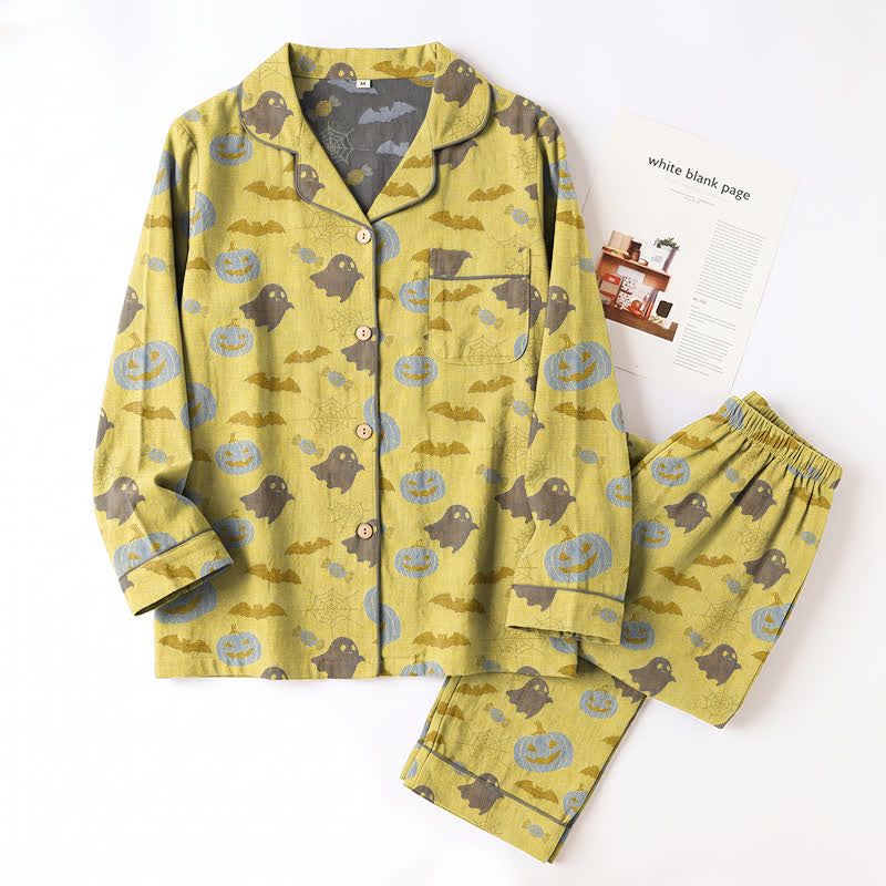 Cute Ghost Pumpkin Cotton Loungewear Set - image 14