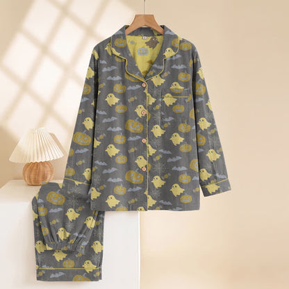 Cute Ghost Pumpkin Cotton Loungewear Set - image 19