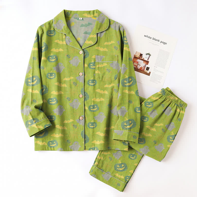 Cute Ghost Pumpkin Cotton Loungewear Set - image 26