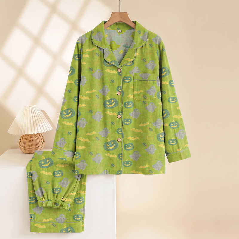 Cute Ghost Pumpkin Cotton Loungewear Set - image 25