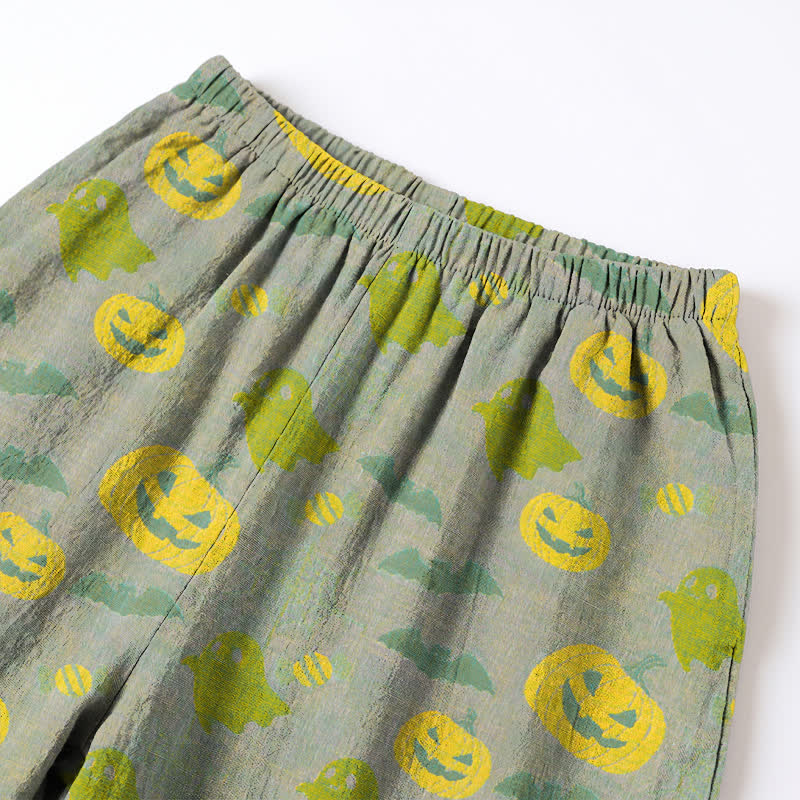Cute Ghost Pumpkin Cotton Loungewear Set - image 35