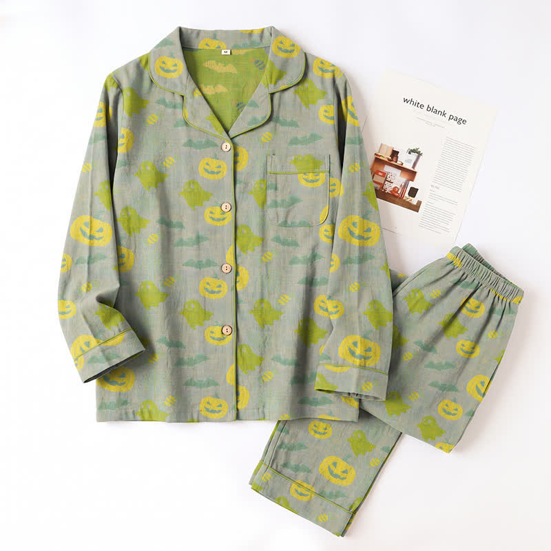Cute Ghost Pumpkin Cotton Loungewear Set - image 32