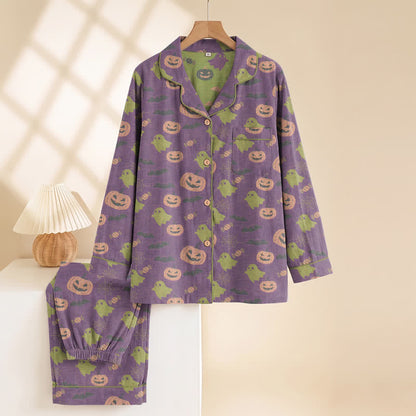 Cute Ghost Pumpkin Cotton Loungewear Set - image 37