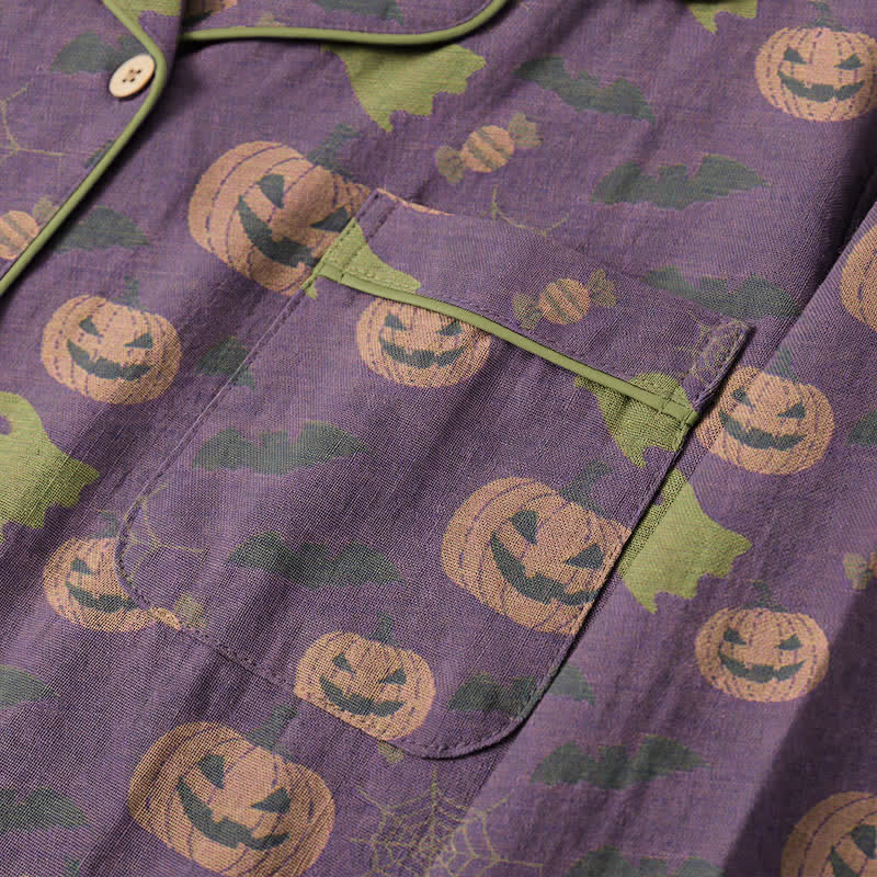 Cute Ghost Pumpkin Cotton Loungewear Set - image 40