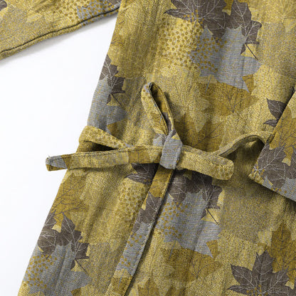 Maple Leaf Cotton Kimono Pajama Set - image 19
