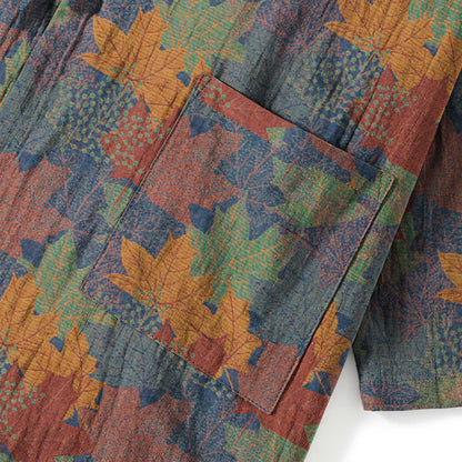 Maple Leaf Cotton Kimono Pajama Set - image 44
