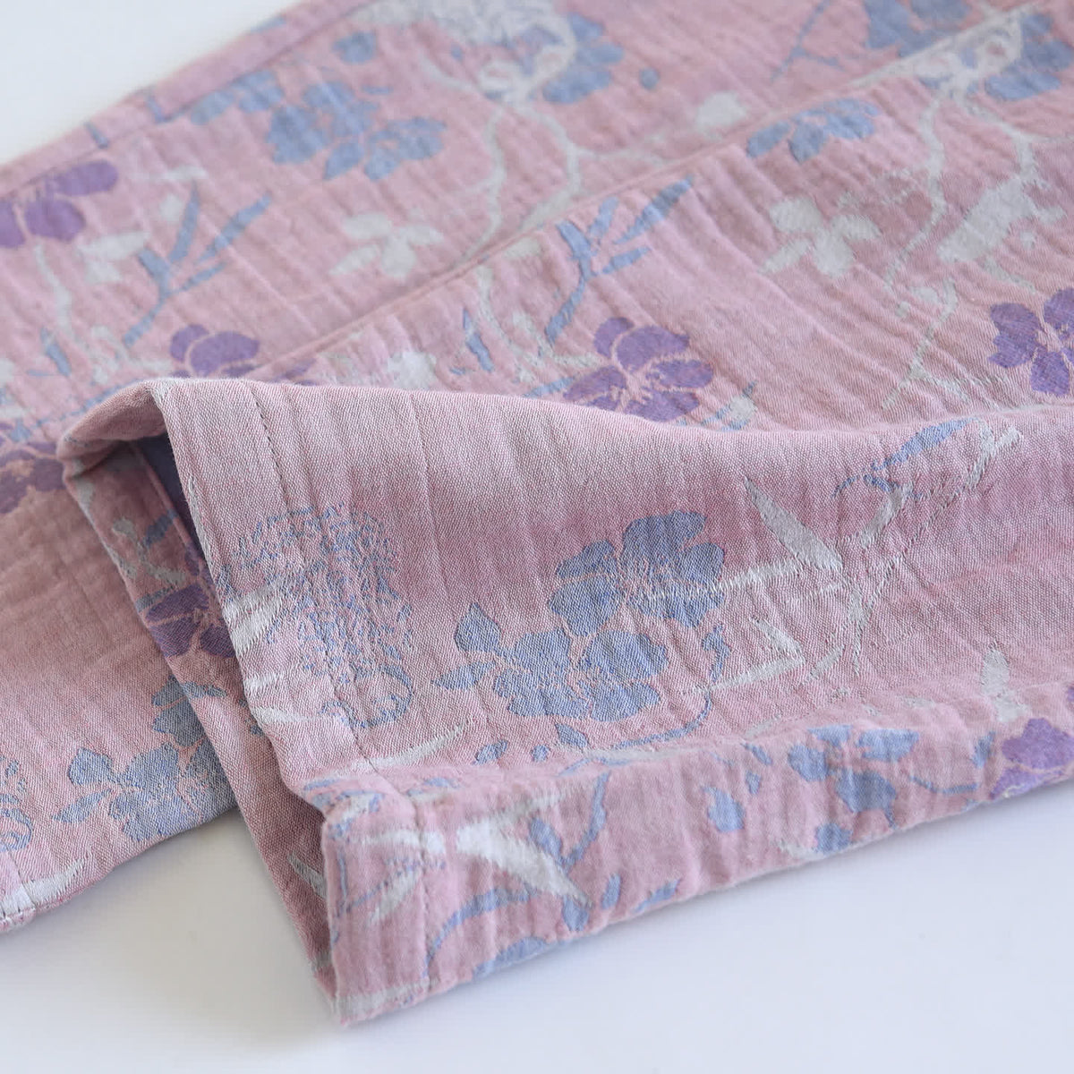 Wisteria Floral Cotton Gauze Sleep Set - image 12