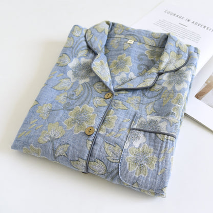 Breezy Floral Cotton Gauze Loungewear Set - image 2