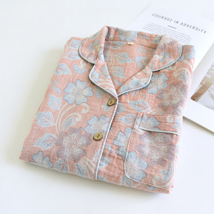 Breezy Floral Cotton Gauze Loungewear Set - image 11