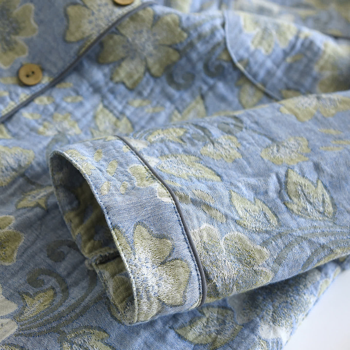 Breezy Floral Cotton Gauze Loungewear Set - image 4