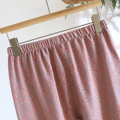 Minimal Cotton Gauze Printed Sleepwear Set - image 7