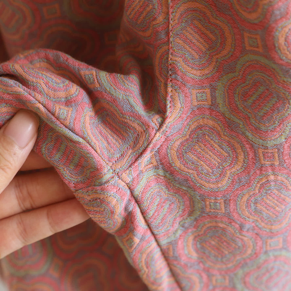Minimal Cotton Gauze Printed Sleepwear Set - image 9