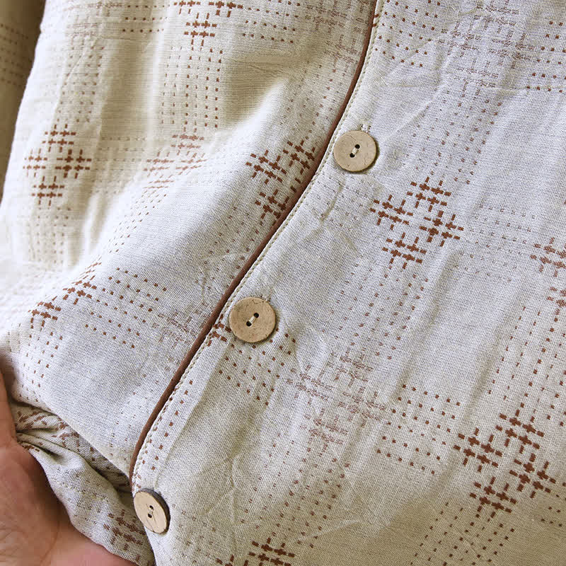 Heritage Cotton Gauze Check Pajama Set - image 5