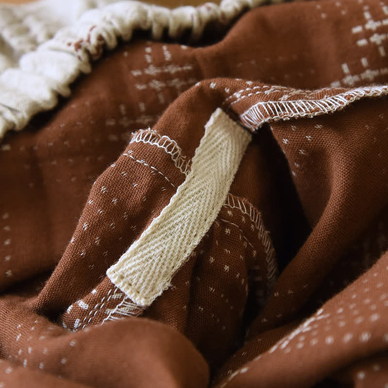 Heritage Cotton Gauze Check Pajama Set - image 10