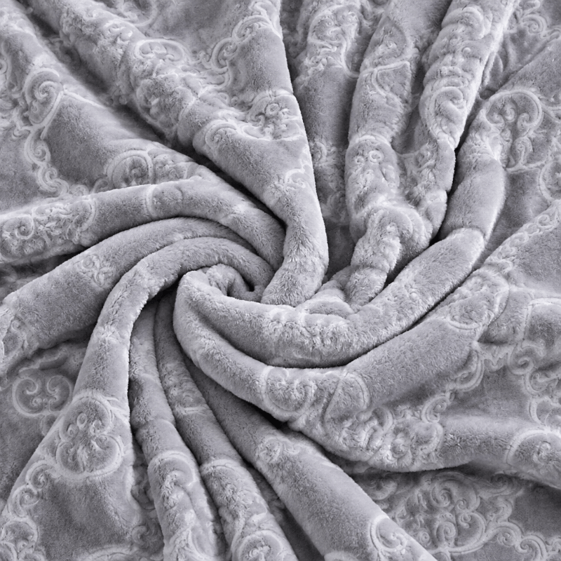Multi-color Luxury Raschel Fleece Blanket - image 24