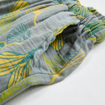 Nature‑Inspired Ginkgo Leaf Cotton Loungewear Set - image 20