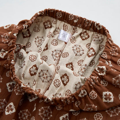 Retro Geometric Long Sleeve Pajama Set - image 5